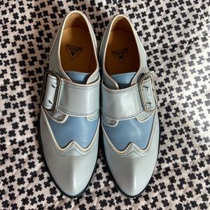 John Fluevog light blue in perfect condition shoes